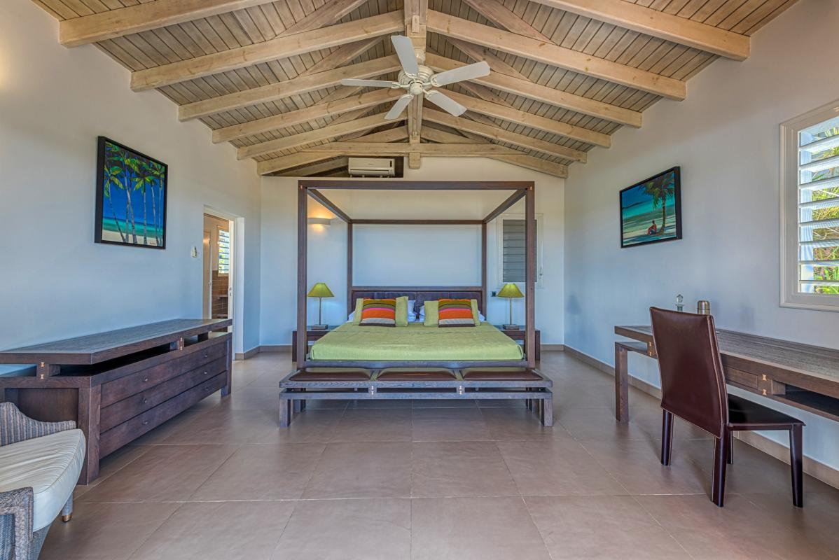 27.Location villa No Limit vue mer Saint Martin les Terres Basses - Chambre